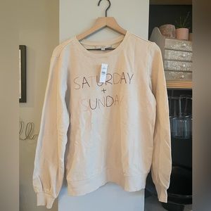 LOFT Saturday & Sunday crew neck